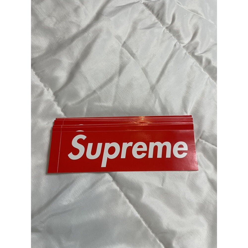 Supreme Red Box Logo Sticker 100% Authentic Brand New